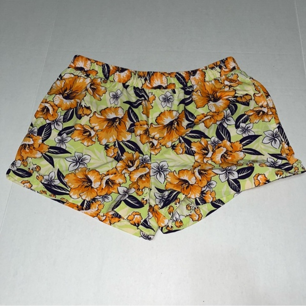 Urban Outfitters Floral Print Drawstring Elastic Waist‎ Shorts Size Large